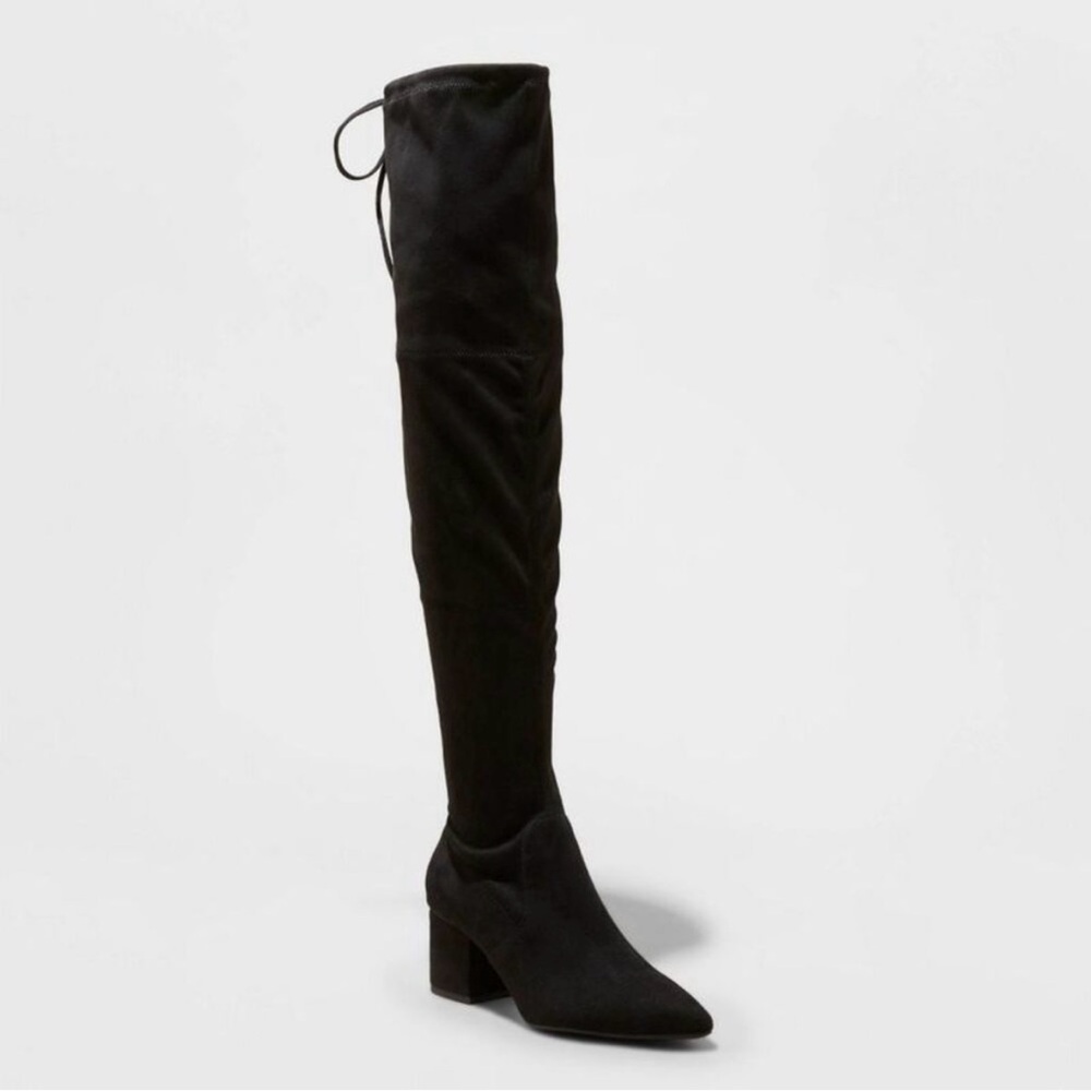 Women’s Greta Tall Dress Boots-Black